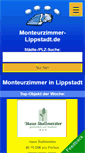 Mobile Screenshot of monteurzimmer-lippstadt.de